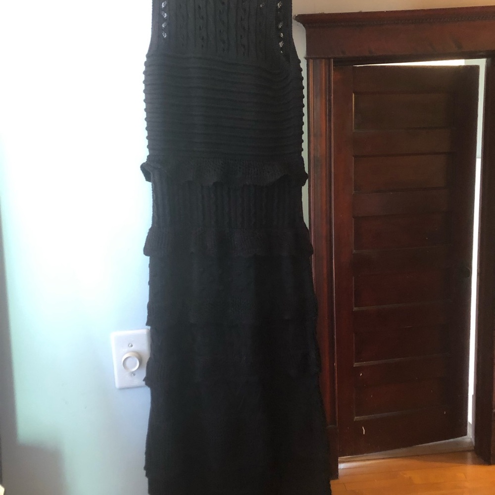 Vera Tricot Tiered Knit Maxi Dress - Women